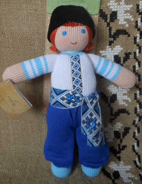 Dekorative Strickpuppe Tarasyk