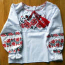 CD104_01 Ukrainian embroidered blouse Size 104